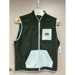 Hurley Midland Burrito‎ Full Zip Fleece Vest Mens Size XXL NWT